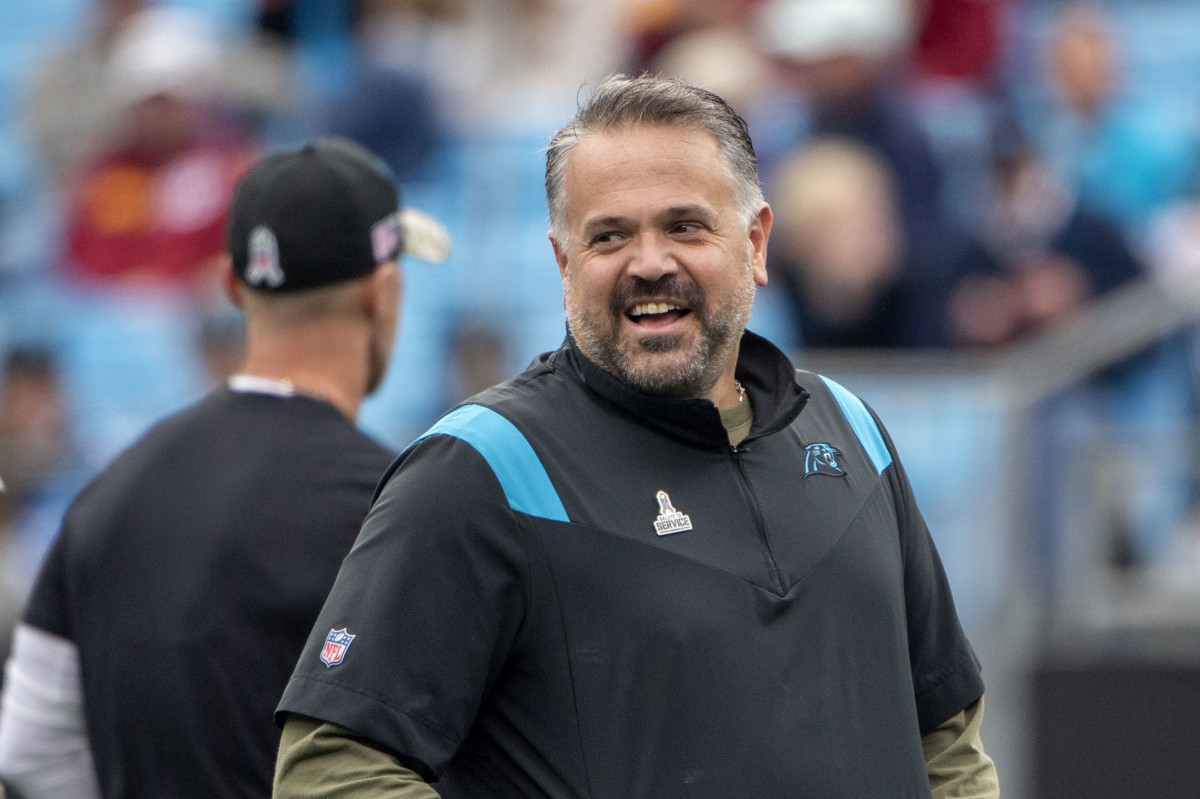 Carolina Panthers coach Matt Rhule